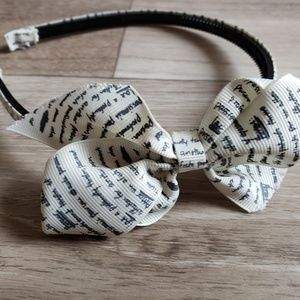Large bow headband